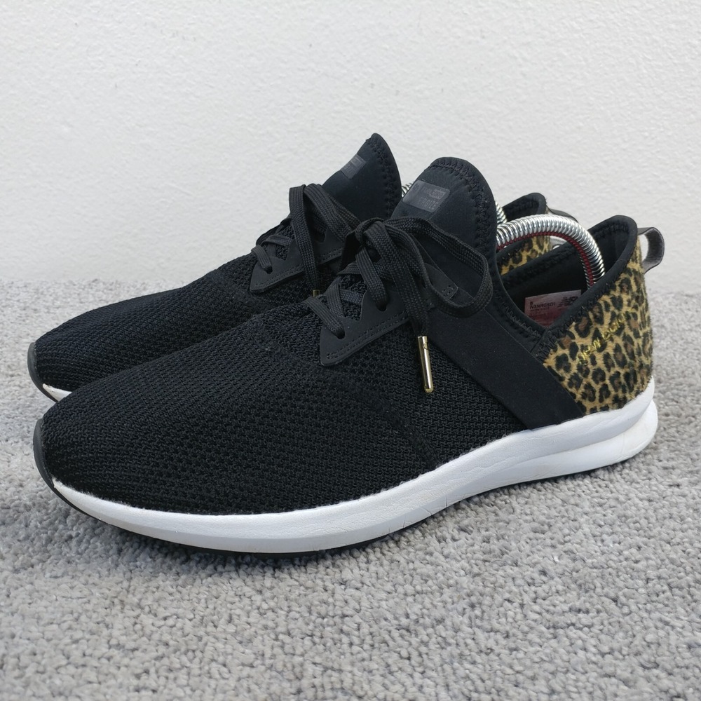 New Balance FuelCore Nergize Womens 11 Black Leopard Running Sneakers WXNRGSD1
